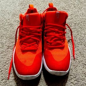 Orange Nike Zoom Basketball shoes(size 11.5)